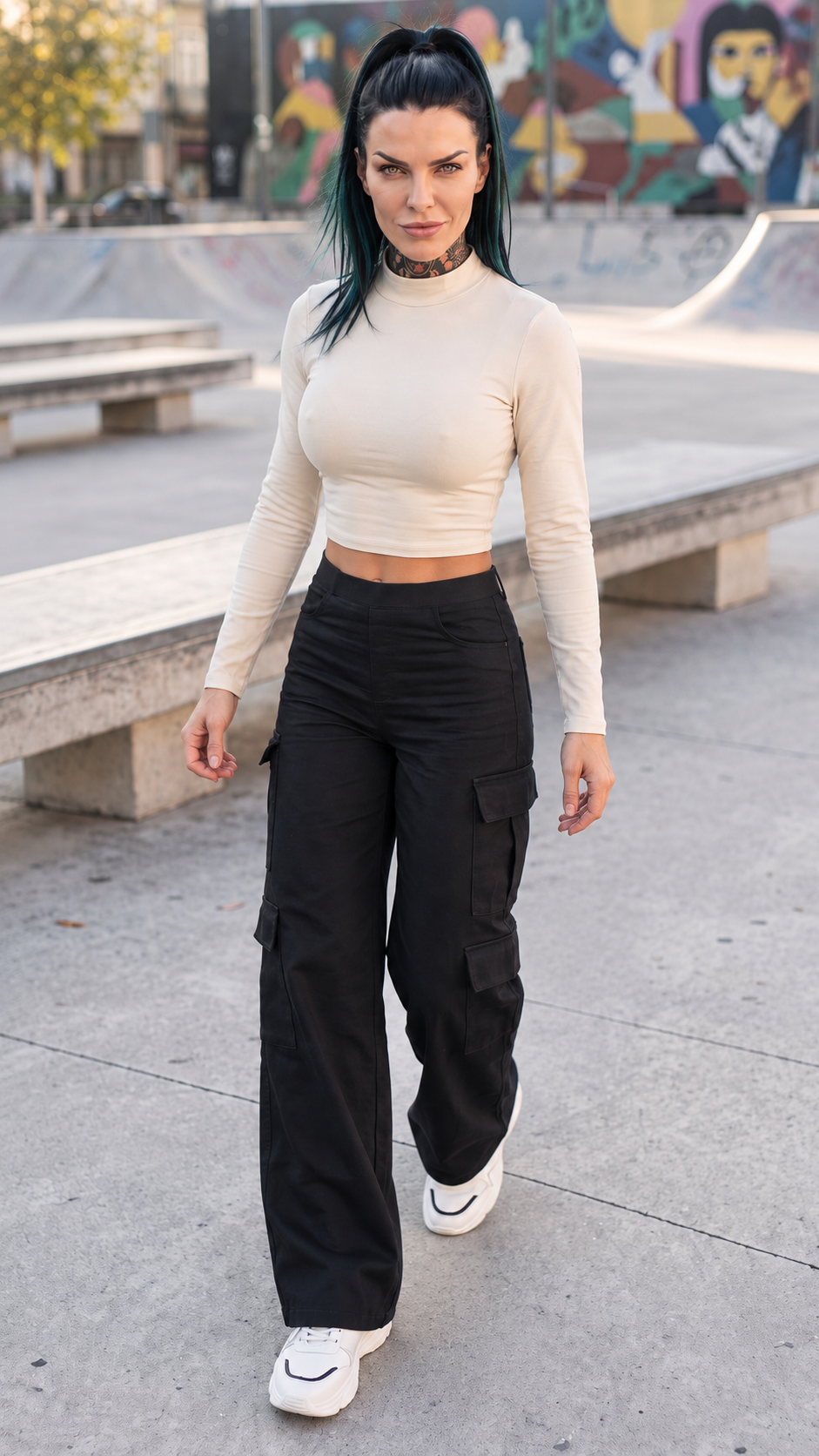 The wide-leg cargos