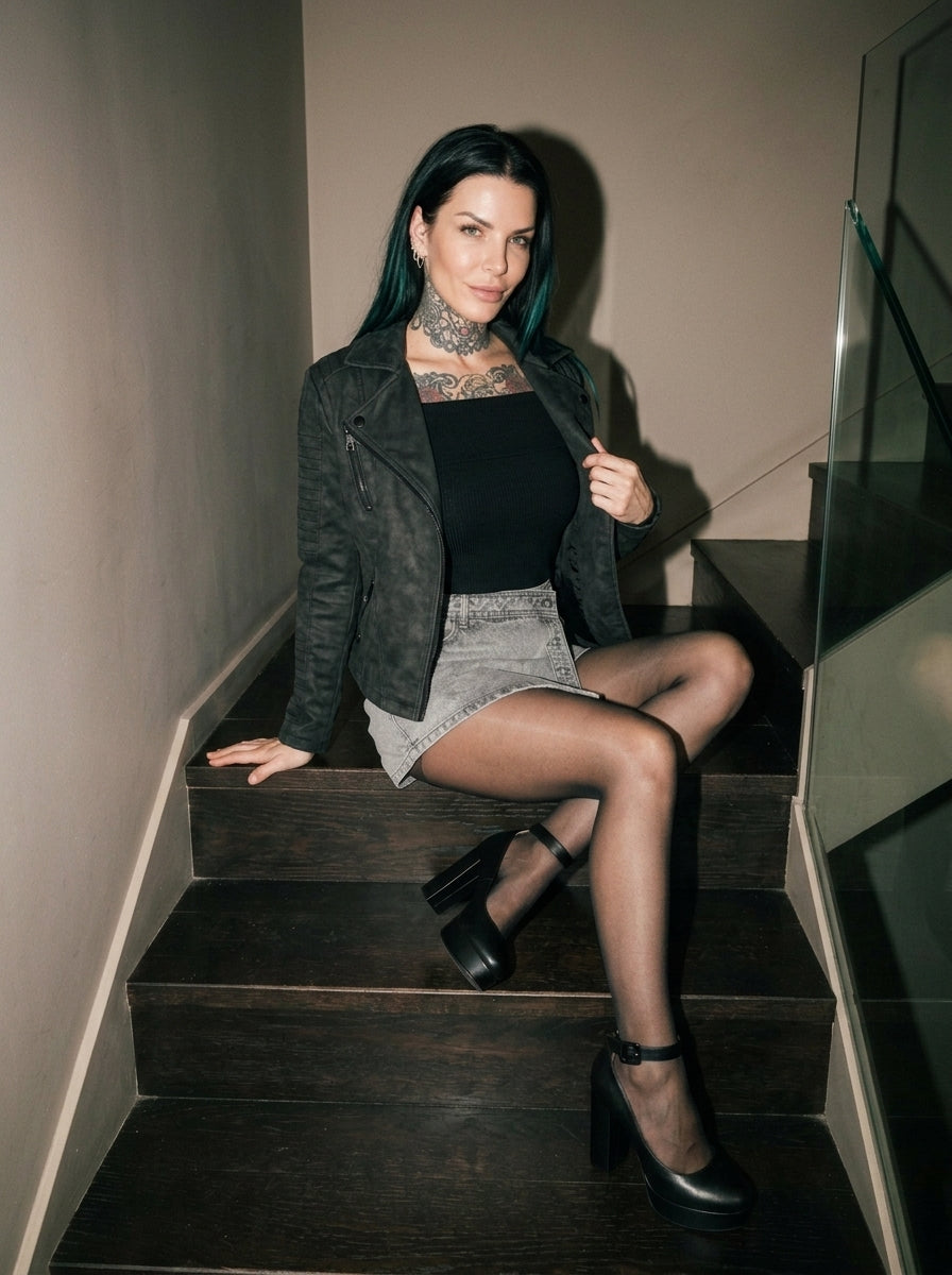 Midnight Edge — Leather & Denim