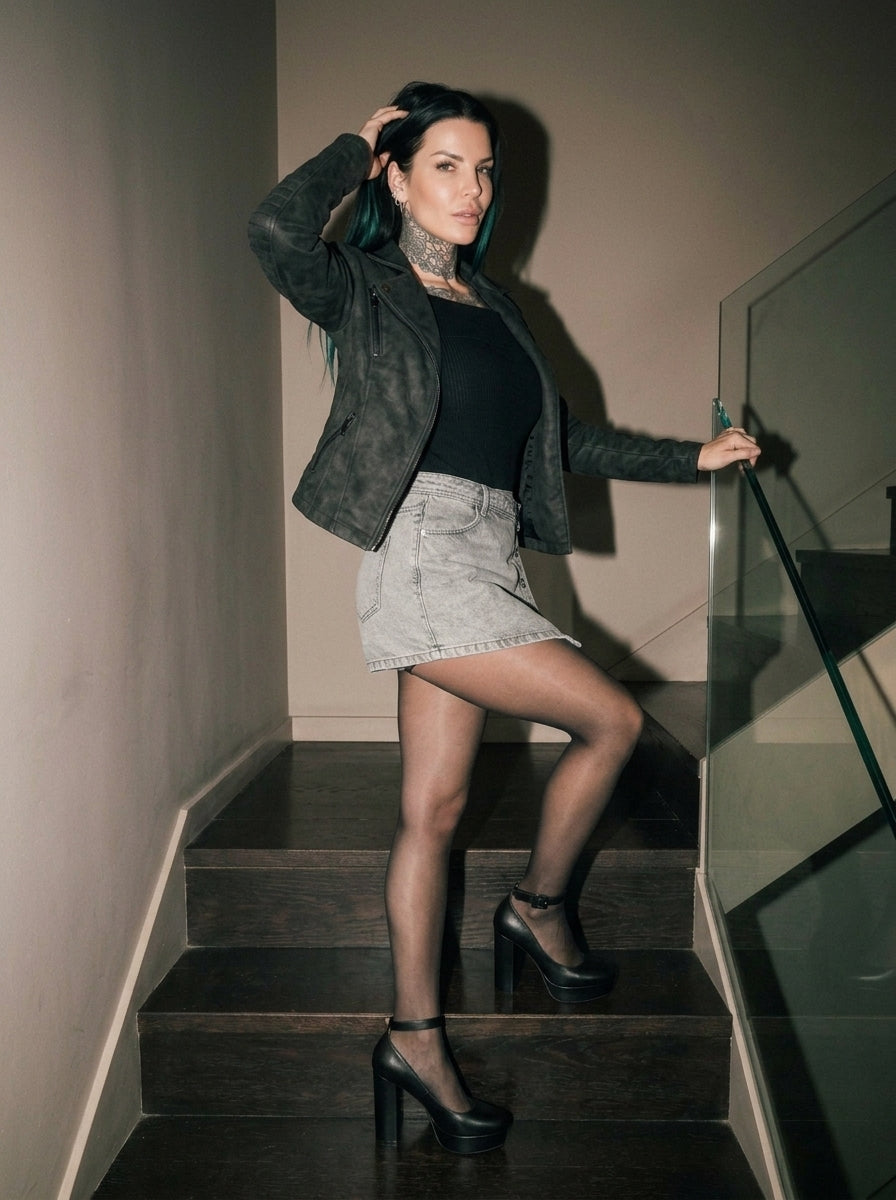 Midnight Edge — Leather & Denim